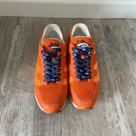 Orange Glitter Women's Sneakers - Picture 4 of 4